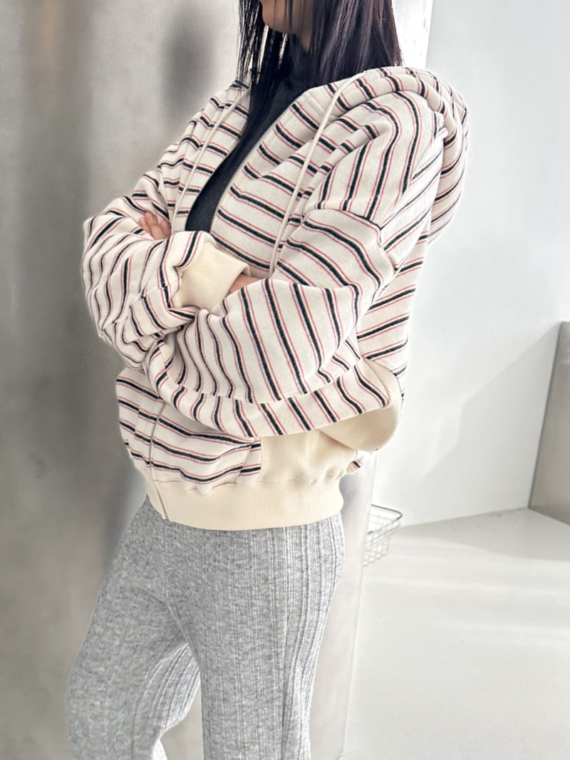 Dress U - Korean Women Fashion - #womensfashion - Fleece Zip-Up Hoodie - 9