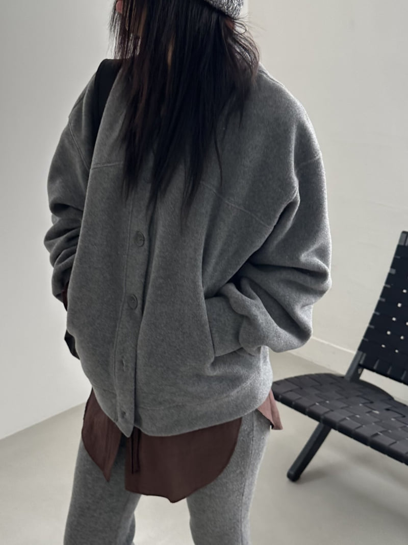 Dress U - Korean Women Fashion - #womensfashion - Fleece V Neck Cardigan - 6