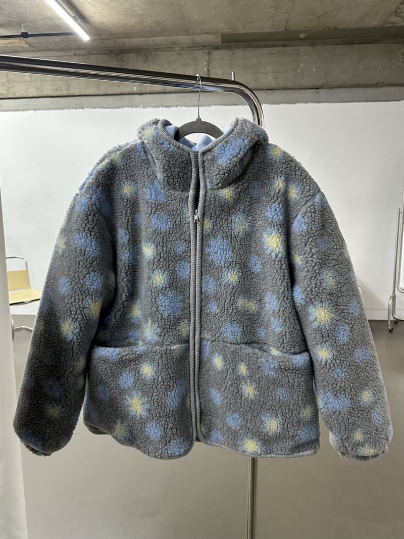 Dress U - Korean Women Fashion - #womensfashion - Flower Hooded Jumper - 2