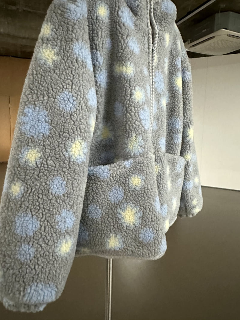 Dress U - Korean Women Fashion - #momslook - Flower Hooded Jumper - 4
