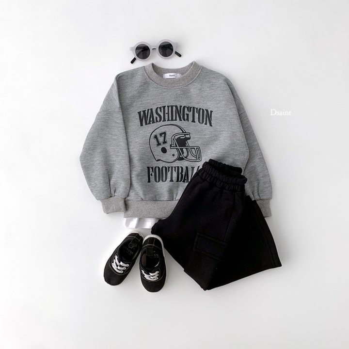 Dsaint - Korean Children Fashion - #Kfashion4kids - Football Fleece Sweatshirt - 7