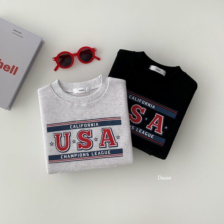 Dsaint - Korean Children Fashion - #Kfashion4kids - USA Kangaroo Fleece Sweatshirt - 5