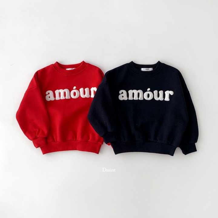 Dsaint - Korean Children Fashion - #Kfashion4kids - Amour Boucle Fleece Sweatshirt - 2