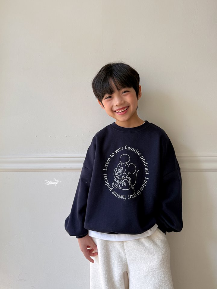 Dsaint - Korean Children Fashion - #Kfashion4kids - Circle Character Fleece Sweatshirt - 12