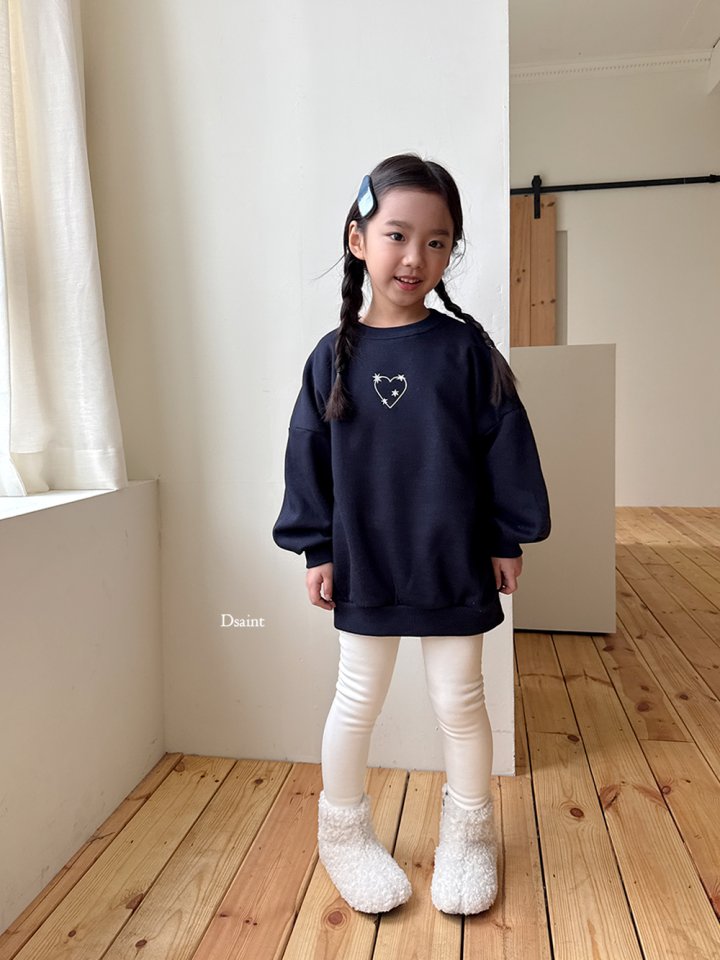 Dsaint - Korean Children Fashion - #Kfashion4kids - Star Heart Long Sweatshirt - 11