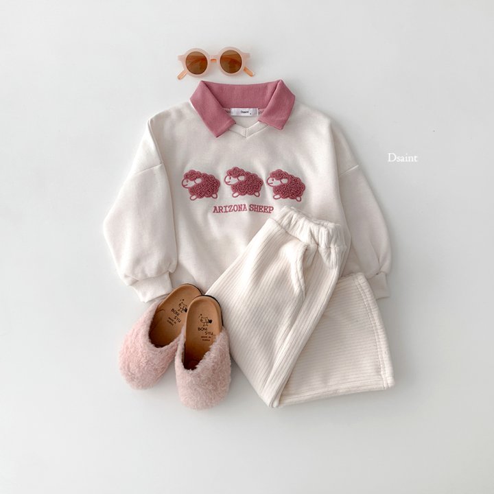 Dsaint - Korean Children Fashion - #Kfashion4kids - Wide Ribbed Mink Pants - 9