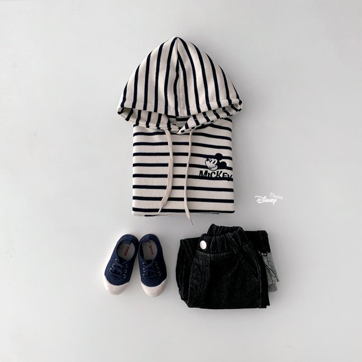 Dsaint - Korean Children Fashion - #Kfashion4kids - Mix Stripe M Fleece Hoodie - 7