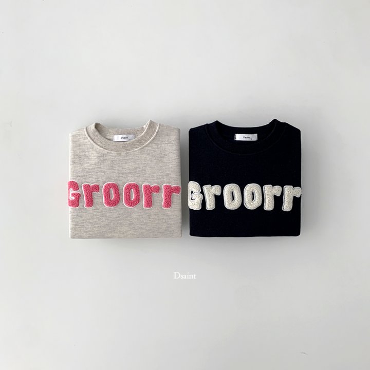 Dsaint - Korean Children Fashion - #Kfashion4kids - Grrr Boucle Sweatshirt