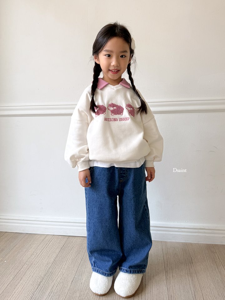Dsaint - Korean Children Fashion - #childofig - Collar Sheep Boucle Fleece Sweatshirt - 9