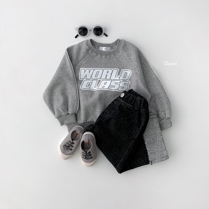 Dsaint - Korean Children Fashion - #childofig - World Class Piping Fleece Sweatshirt - 7