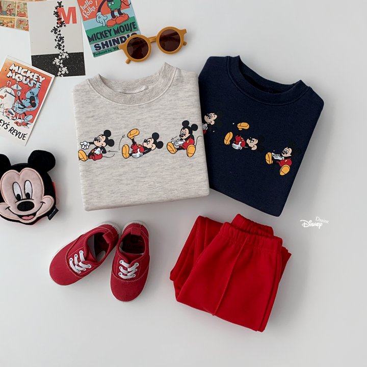 Dsaint - Korean Children Fashion - #childofig - Stretching M Fleece Sweatshirt - 5