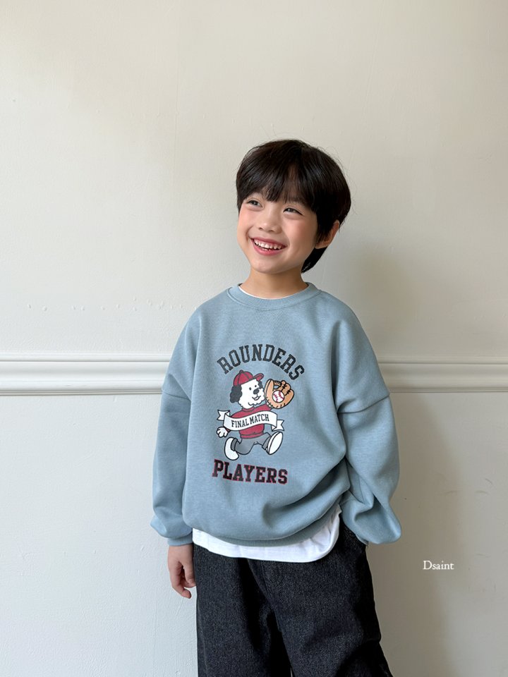 Dsaint - Korean Children Fashion - #childofig - Rounders Fleece Sweatshirt - 12
