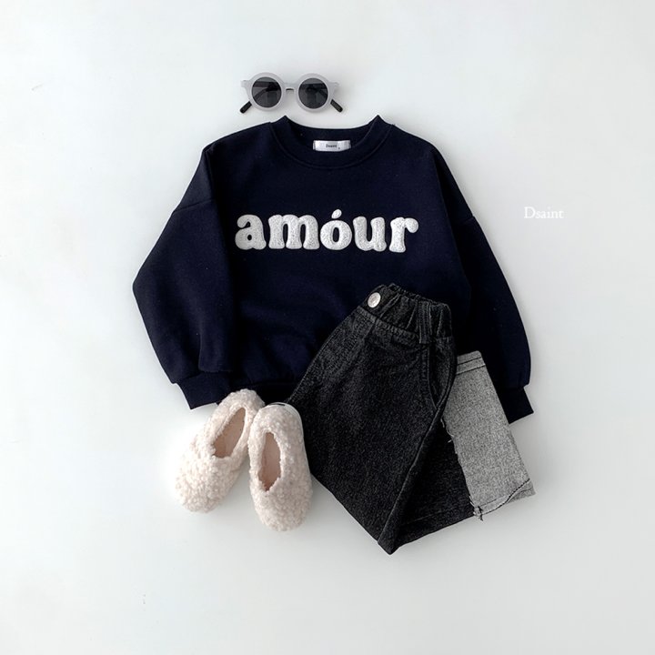 Dsaint - Korean Children Fashion - #childofig - Amour Boucle Fleece Sweatshirt - 8