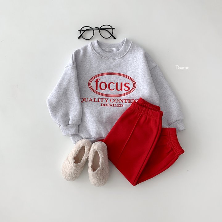 Dsaint - Korean Children Fashion - #childofig - Focus Double Fleece Sweatshirt - 7