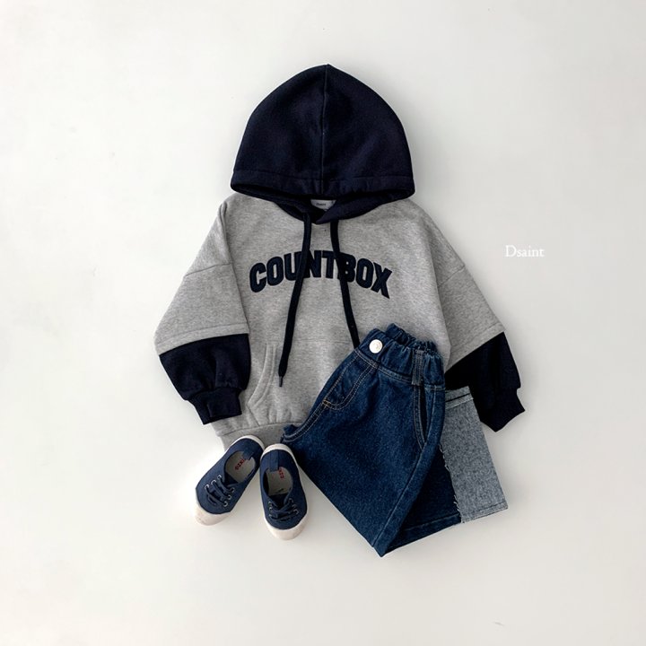 Dsaint - Korean Children Fashion - #childofig - Count Panel Hoodie - 11