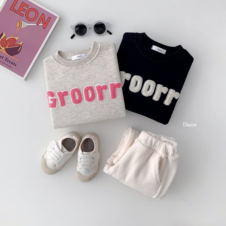 Dsaint - Korean Children Fashion - #childofig - Grrr Boucle Sweatshirt - 7