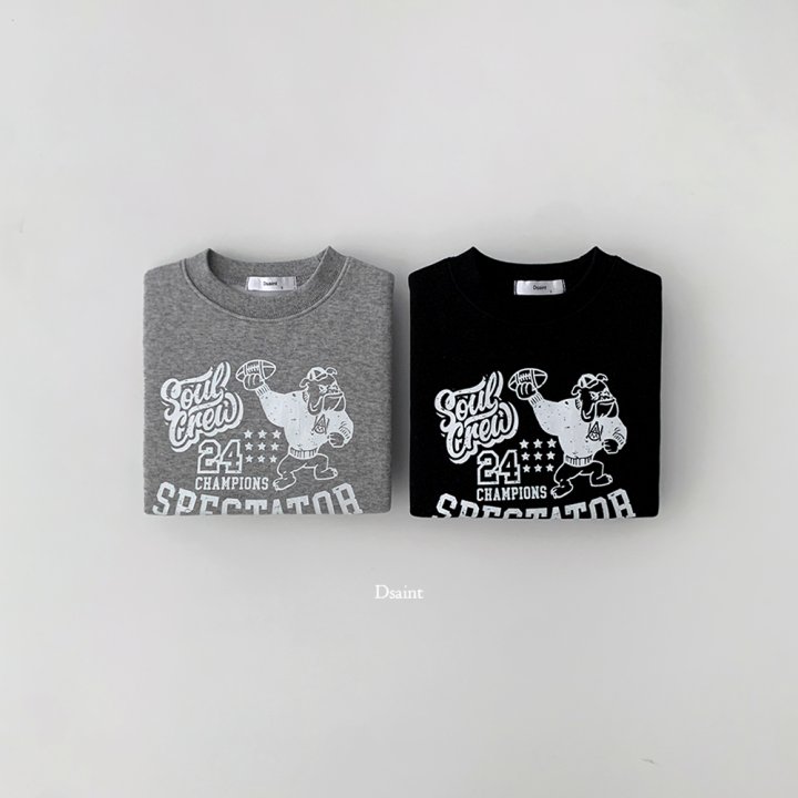 Dsaint - Korean Children Fashion - #childofig - Rugby Bulldog Sweatshirt - 5