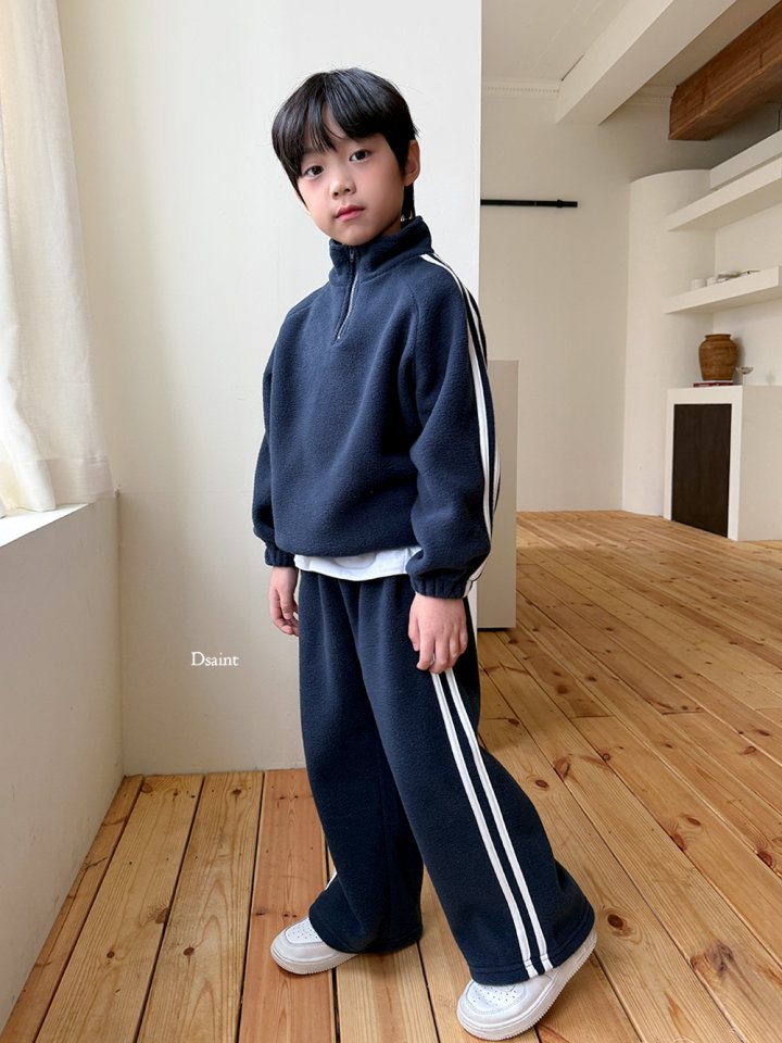 Dsaint - Korean Children Fashion - #childofig - Double Line Turtleneck Reversible Set - 12