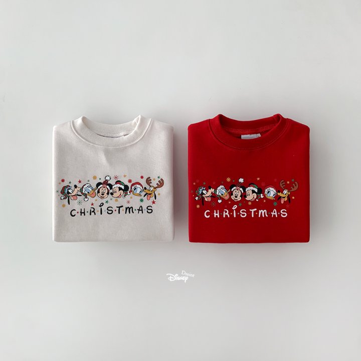 Dsaint - Korean Children Fashion - #childrensboutique - Christmas Friends Fleece Sweatshirt