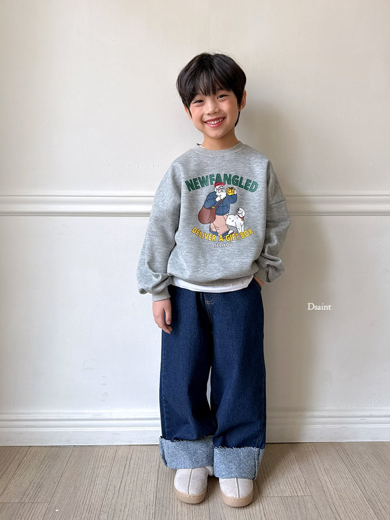 Dsaint - Korean Children Fashion - #childrensboutique - New Fan Grandpa Fleece Sweatshirt - 12