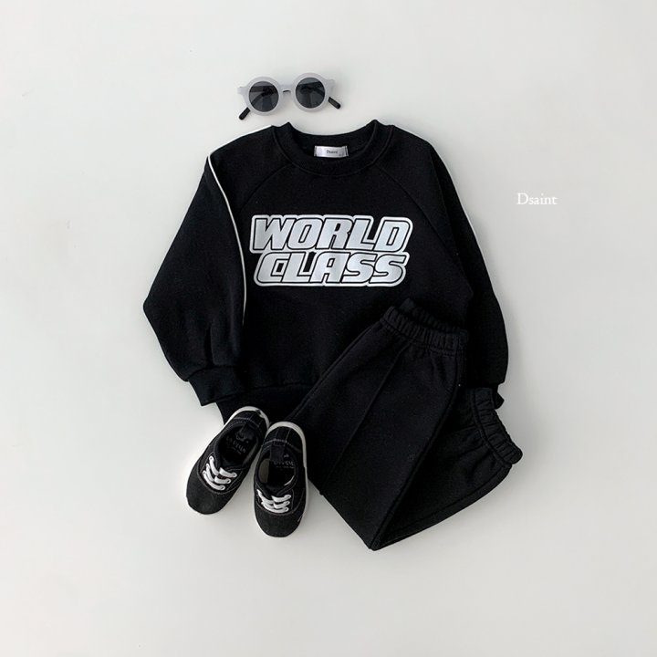 Dsaint - Korean Children Fashion - #childrensboutique - World Class Piping Fleece Sweatshirt - 8