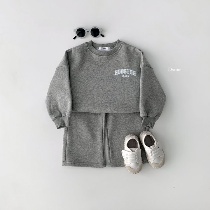 Dsaint - Korean Children Fashion - #childrensboutique - Houston Wide Fleece Set - 7