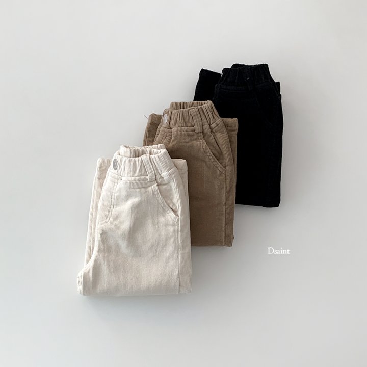 Dsaint - Korean Children Fashion - #childrensboutique - Bang Bang Ribbed Span Wide Pants - 6