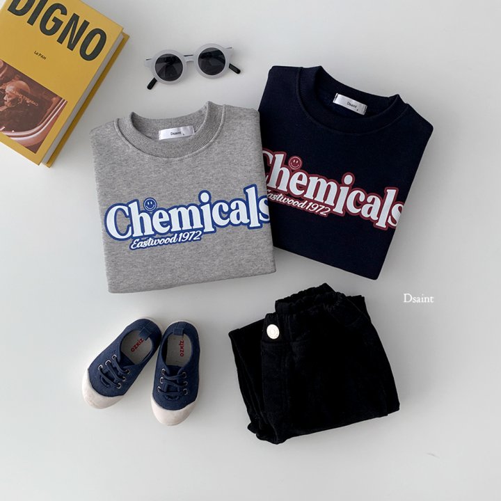 Dsaint - Korean Children Fashion - #childrensboutique - Chem Round Patch Sweatshirt - 9