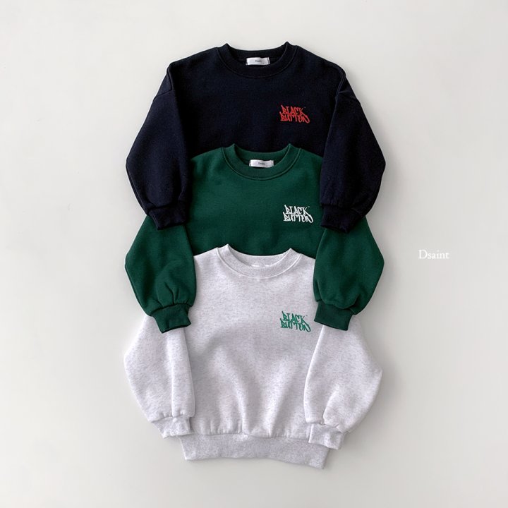 Dsaint - Korean Children Fashion - #designkidswear - Front Back Black Button Fleece Sweatshirt - 2