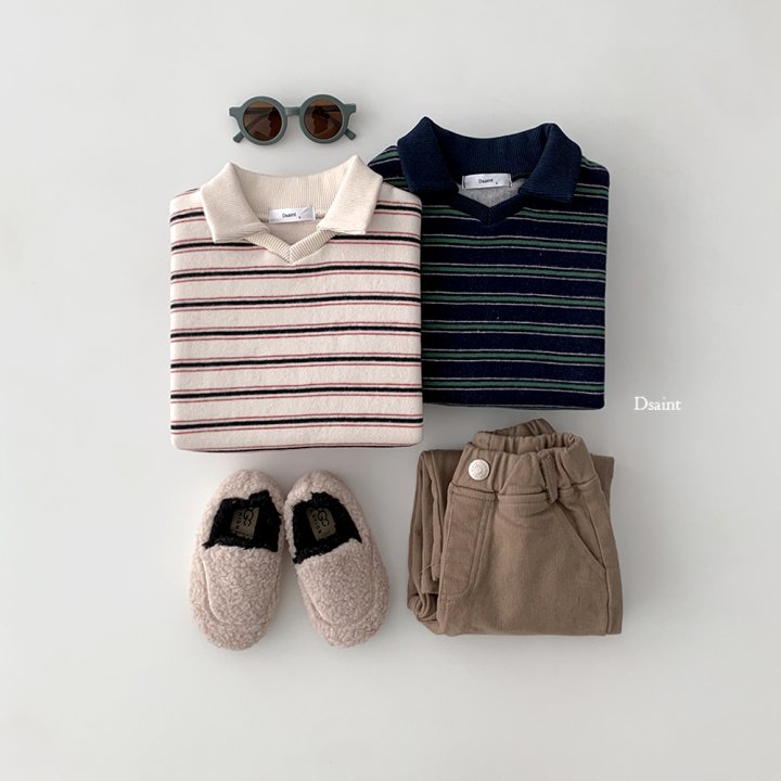 Dsaint - Korean Children Fashion - #designkidswear - Della Collar Double Fleece Sweatshirt - 6