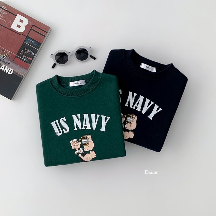 Dsaint - Korean Children Fashion - #designkidswear - US Popeye Fleece Sweatshirt - 5