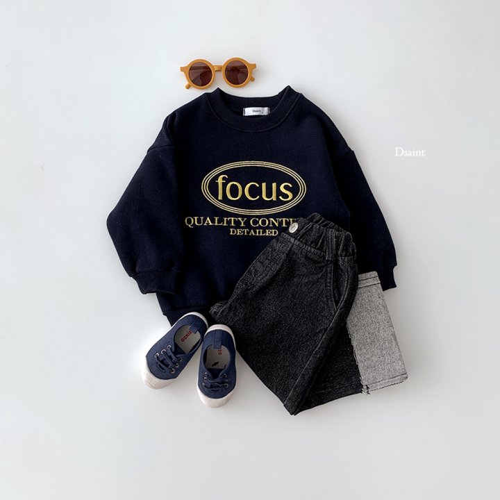 Dsaint - Korean Children Fashion - #designkidswear - Focus Double Fleece Sweatshirt - 9