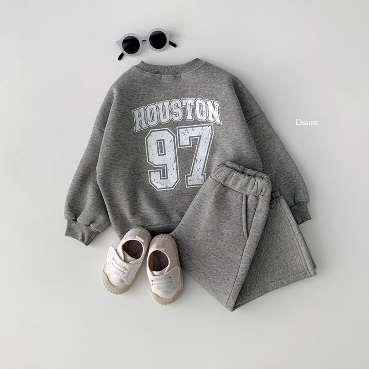 Dsaint - Korean Children Fashion - #designkidswear - Houston Wide Fleece Set - 8