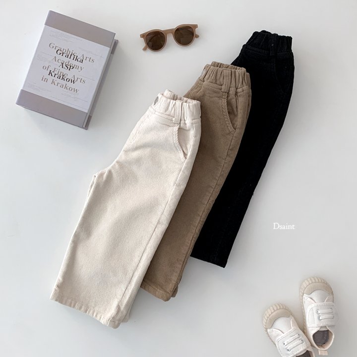 Dsaint - Korean Children Fashion - #designkidswear - Bang Bang Ribbed Span Wide Pants - 7