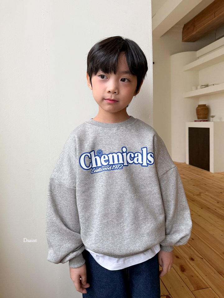Dsaint - Korean Children Fashion - #designkidswear - Chem Round Patch Sweatshirt - 10