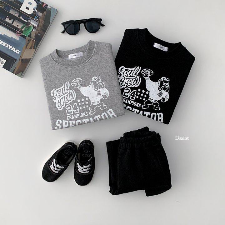 Dsaint - Korean Children Fashion - #designkidswear - Rugby Bulldog Sweatshirt - 7