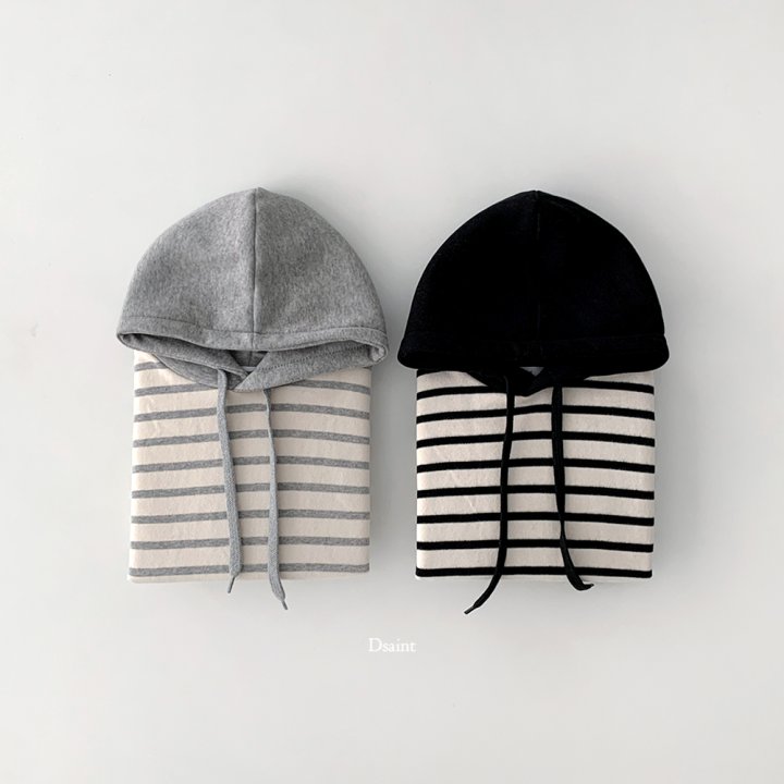 Dsaint - Korean Children Fashion - #designkidswear - Stripe Fleece Hoodie - 3