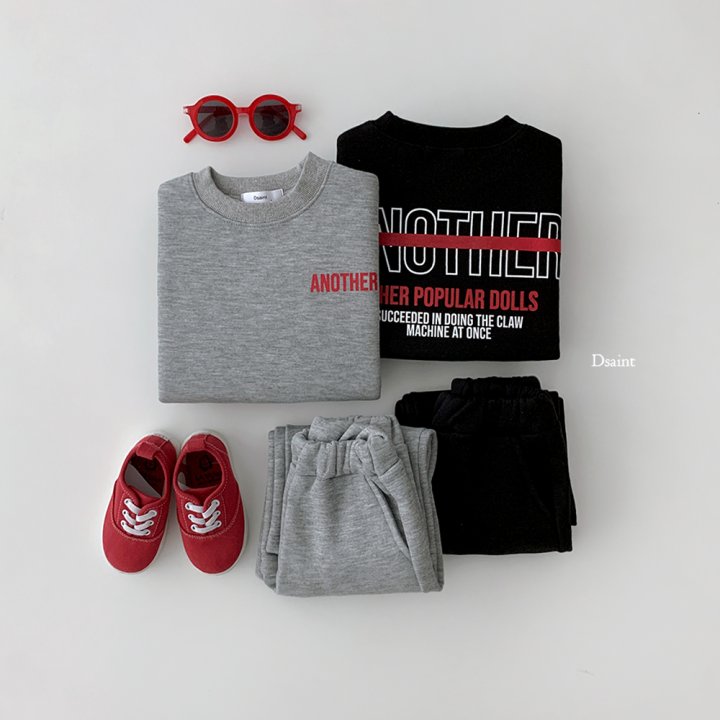 Dsaint - Korean Children Fashion - #discoveringself - Another Fleece Top Bottom Set - 6
