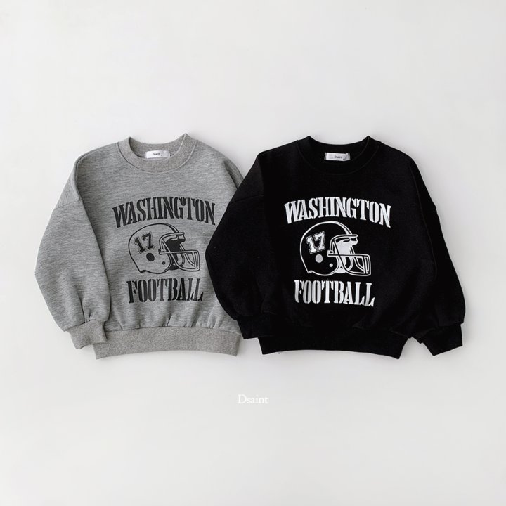 Dsaint - Korean Children Fashion - #discoveringself - Football Fleece Sweatshirt - 2