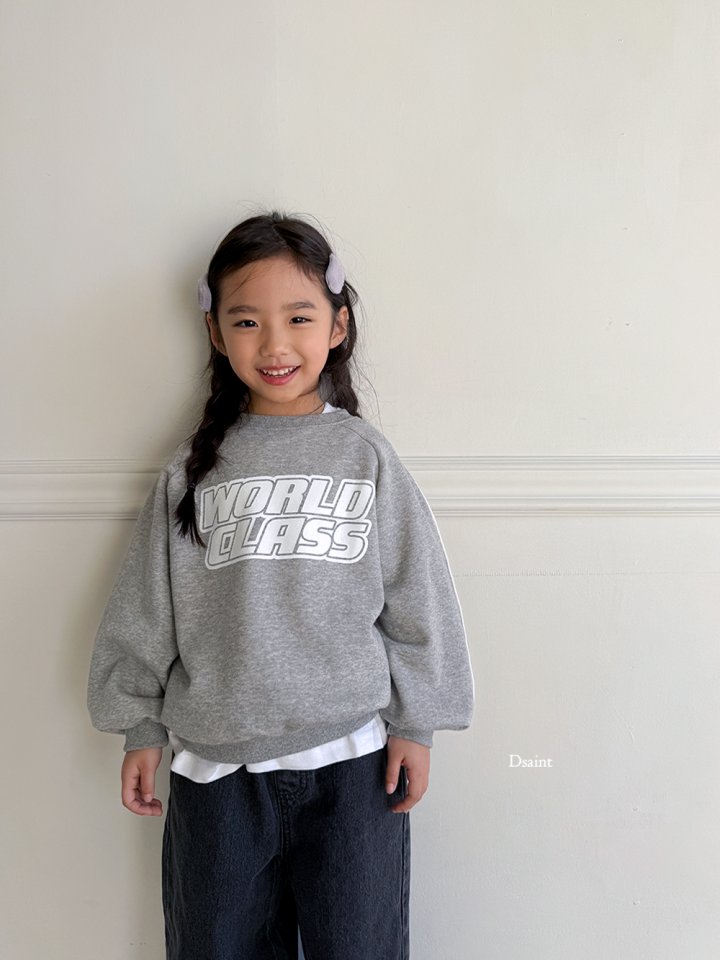 Dsaint - Korean Children Fashion - #discoveringself - World Class Piping Fleece Sweatshirt - 10