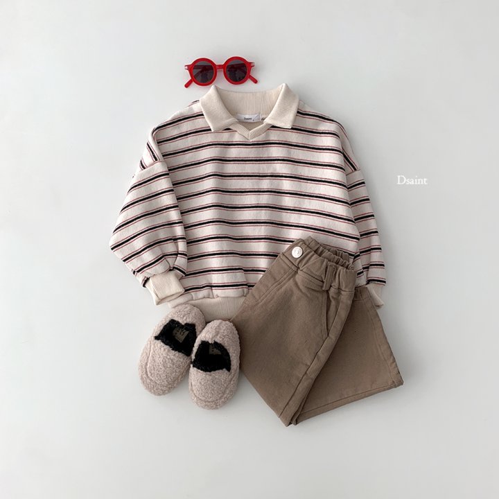 Dsaint - Korean Children Fashion - #discoveringself - Della Collar Double Fleece Sweatshirt - 7