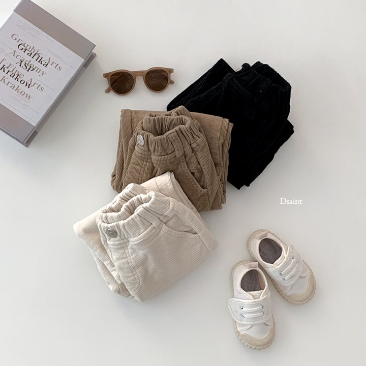 Dsaint - Korean Children Fashion - #discoveringself - Bang Bang Ribbed Span Wide Pants - 8