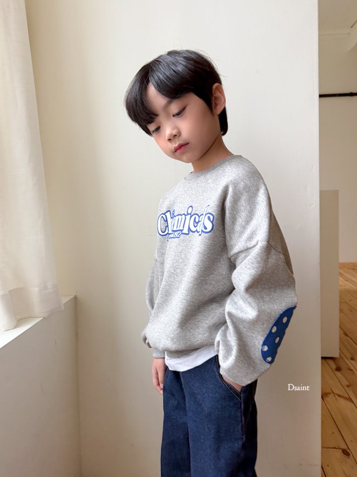 Dsaint - Korean Children Fashion - #discoveringself - Chem Round Patch Sweatshirt - 11