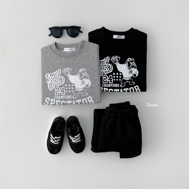 Dsaint - Korean Children Fashion - #discoveringself - Rugby Bulldog Sweatshirt - 8