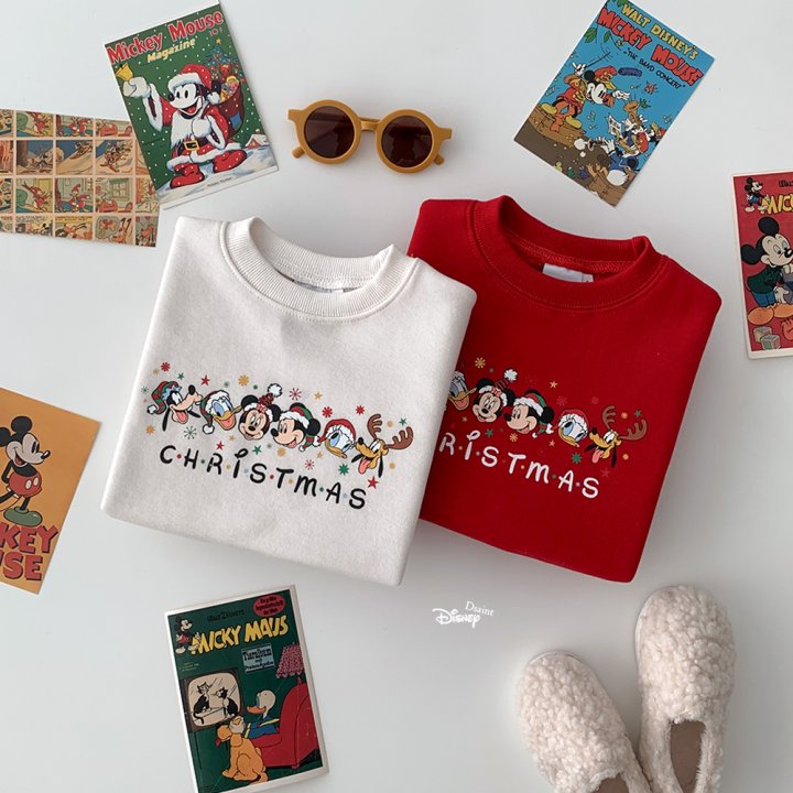 Dsaint - Korean Children Fashion - #discoveringself - Christmas Friends Fleece Sweatshirt - 4