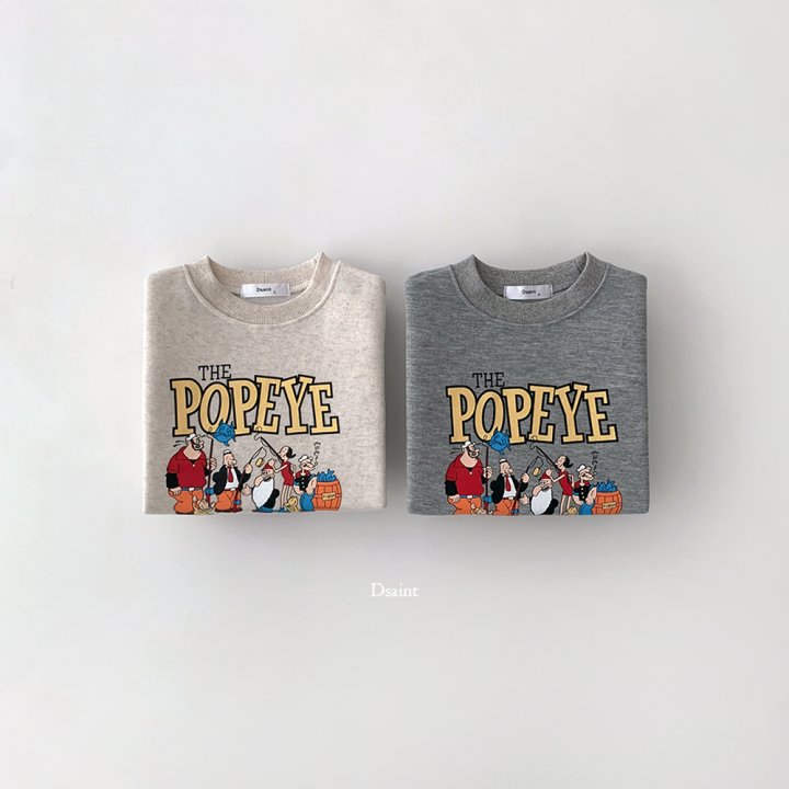 Dsaint - Korean Children Fashion - #fashionkids - Fishkin Popeye Fleece Sweatshirt - 3