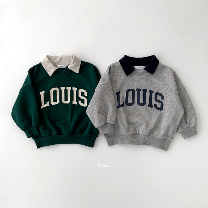 Dsaint - Korean Children Fashion - #fashionkids - Lewis Collar Fleece Sweatshirt - 2