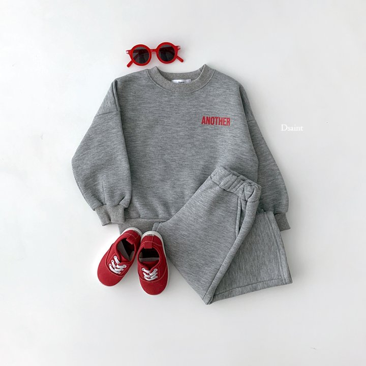 Dsaint - Korean Children Fashion - #fashionkids - Another Fleece Top Bottom Set - 7
