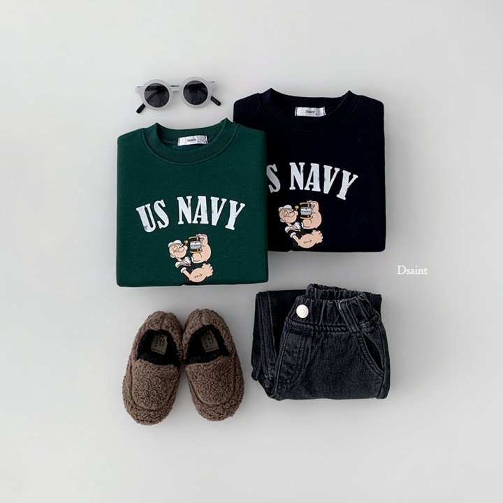 Dsaint - Korean Children Fashion - #fashionkids - US Popeye Fleece Sweatshirt - 7