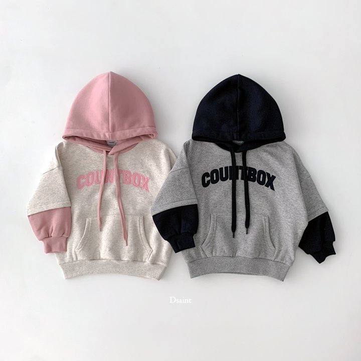 Dsaint - Korean Children Fashion - #fashionkids - Count Panel Hoodie